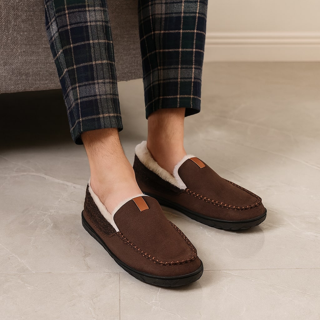Bruno Lined Slip-On Slipper