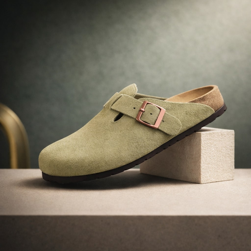 Bruno Cushioned Buckle Clog