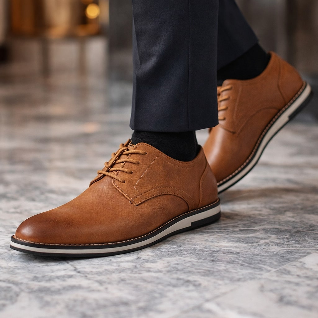 Alessandro Leather Derby Shoe